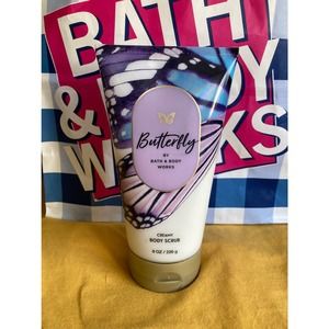 Bath& Body Works Butterfly  Creamy Body Scrub 8 oz